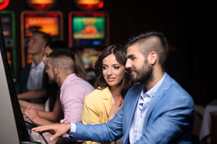 Roda roulette dan dealer profesional di studio tkpwin